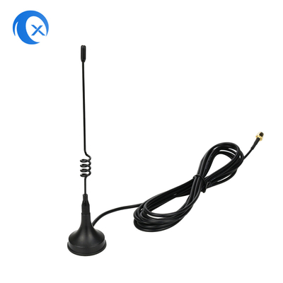 433MHz ISM 휩 안테나 로라 마그네틱 베이스 안테나 에스엠에이 커넥터