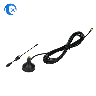 433MHz ISM 휩 안테나 로라 마그네틱 베이스 안테나 에스엠에이 커넥터