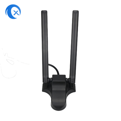 듀얼 밴드 2.4GHz 5GHz RP-SMA 와이파이 안테나 6.5 피트 연장 케이블 PC 데스크톱 컴퓨터 무선 블루투스