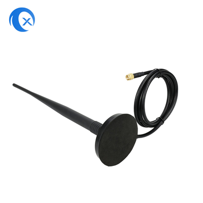 806-960MHz / 1710-2690MHz 4G LTE LMR195 케이블 SMA 커넥터와 함께 자기 장착 안테나