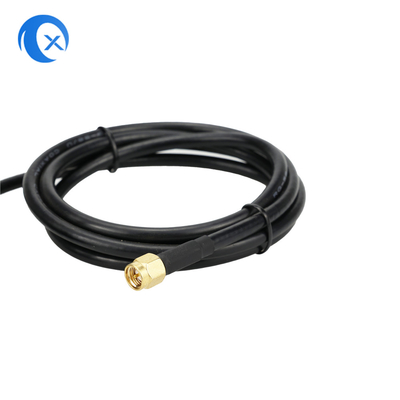 806-960MHz / 1710-2690MHz 4G LTE LMR195 케이블 SMA 커넥터와 함께 자기 장착 안테나