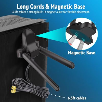 2.4GHz 5GHz 6GHz 자기 기반 WiFi 안테나