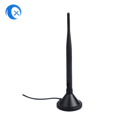 2.4G 5 DBi 와이파이 확장자 신호 무선 통신을 위한 SMA 남성 커넥터와 함께 자석 탑재 안테나