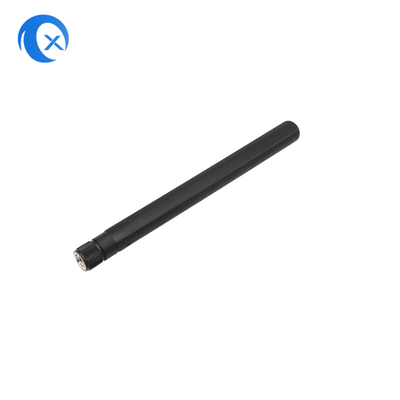 2.4G 868 MHz 2dBi 단일 외부 회전용 고무 듀키 와이파이 안테나 RP SMA 보안 카메라 및 로라용 남성 커넥터