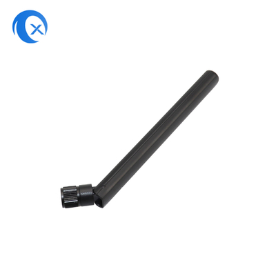 2.4G 868 MHz 2dBi 단일 외부 회전용 고무 듀키 와이파이 안테나 RP SMA 보안 카메라 및 로라용 남성 커넥터