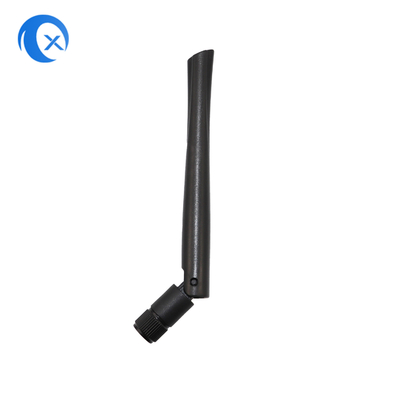 2.4GHz 2dBi 접이 가능한 고무 오리 와이파이 안테나 역극 SMA 남성 커넥터로 라우터 및 워키 토키
