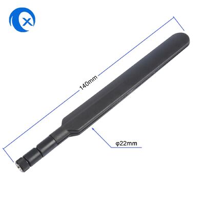 전방향 실내 디지털 TV 고무 오리 안테나 (RP-SMA 수)