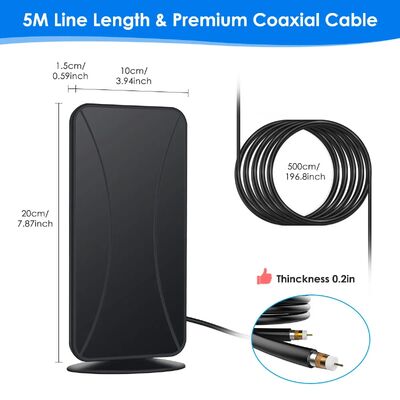 외관 실내 장거리 HD TV 안테나 리뷰 신호 강화기 디지털 HD 안테나 스마트 TV 및 모든 TV