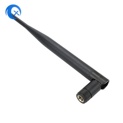 접이식 RP SMA 커넥터가 있는 2.4G 옴니 WiFi 안테나 5dBi