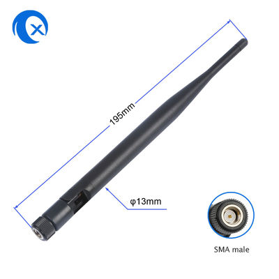 접이식 RP SMA 커넥터가 있는 2.4G 옴니 WiFi 안테나 5dBi