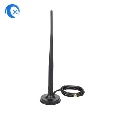 LMR195 케이블이 있는 SMA Male 커넥터 4G LTE 마그네틱 마운트 안테나