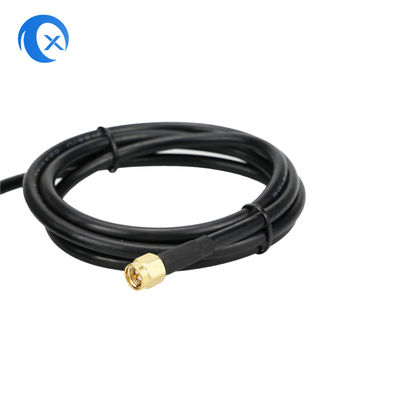 LMR195 케이블이 있는 SMA Male 커넥터 4G LTE 마그네틱 마운트 안테나