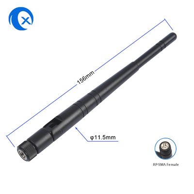 회전대 RP SMA 연결관을 가진 2.4GHz 실내 Omni WiFi 안테나 3dBi