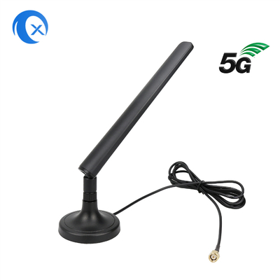 600MHz - 6GHz SMA 연결관 RG174 케이블을 가진 자석 산 안테나
