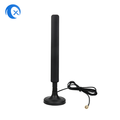 600MHz - 6GHz SMA 연결관 RG174 케이블을 가진 자석 산 안테나